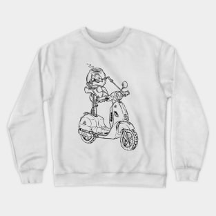 Courtney Throws Caution to the Wind Crewneck Sweatshirt